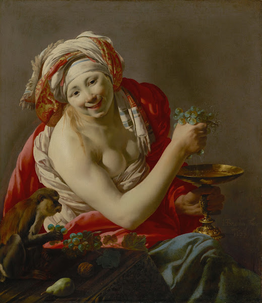 Bacchante With An Ape 1627