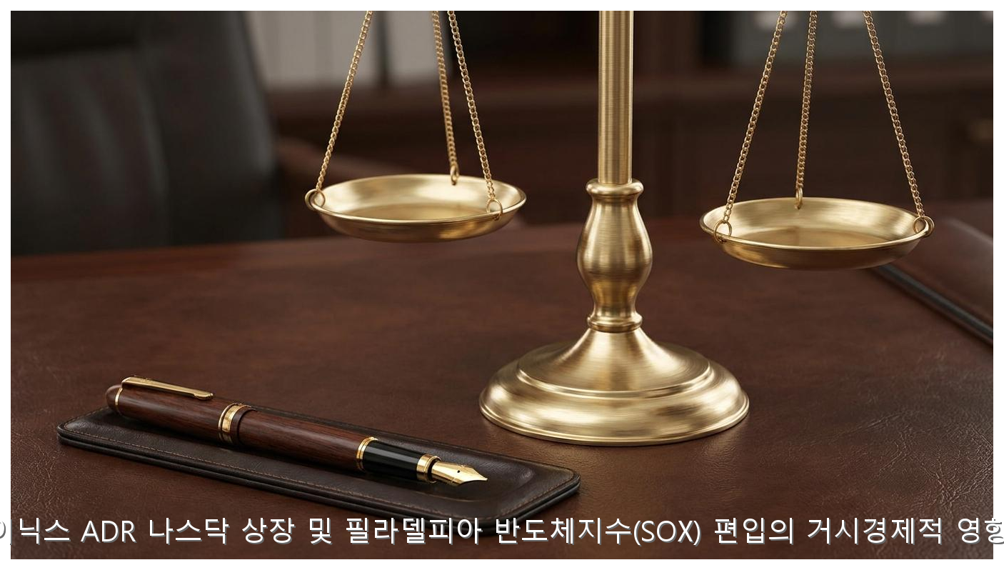 SK하이닉스 ADR 나스닥 상장 및 필라델피아 반도체지수(SOX) 편입의 거시경제적 영향 분석 핵심 안내 및 분석 인포그래픽 (5)