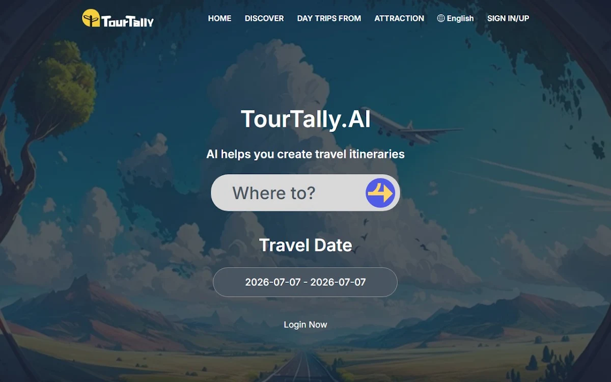Captura de Travel Itinerary AI