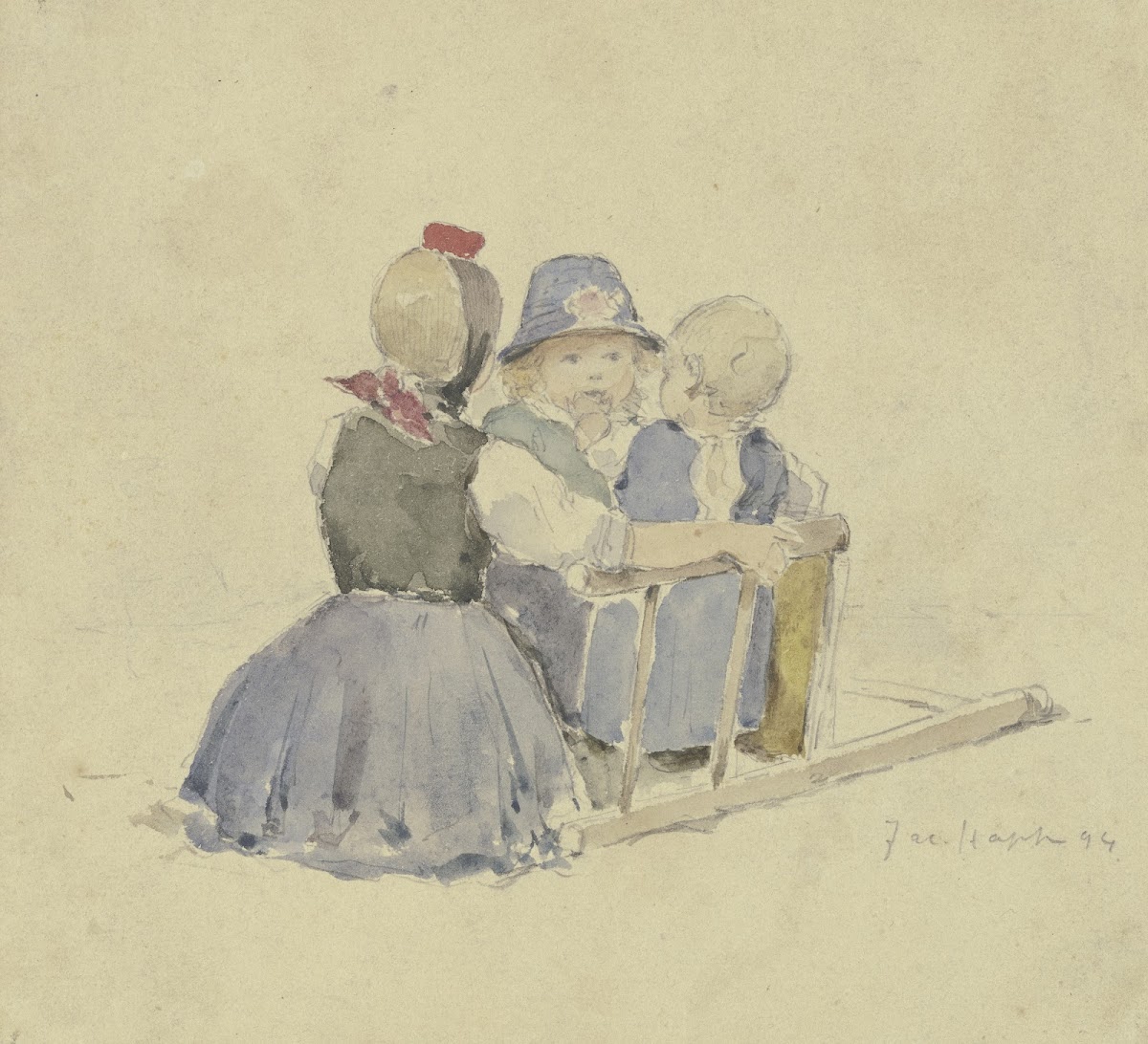 Three children from Schwalm 1894