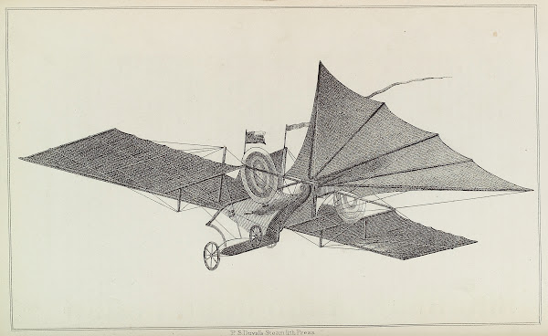 Hensons aerial steam carriage 1850