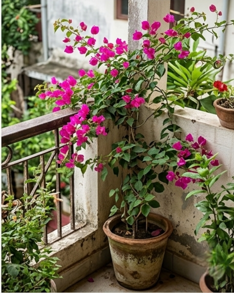 Imported Chilli Pink Bougainvillea Plant — view 4