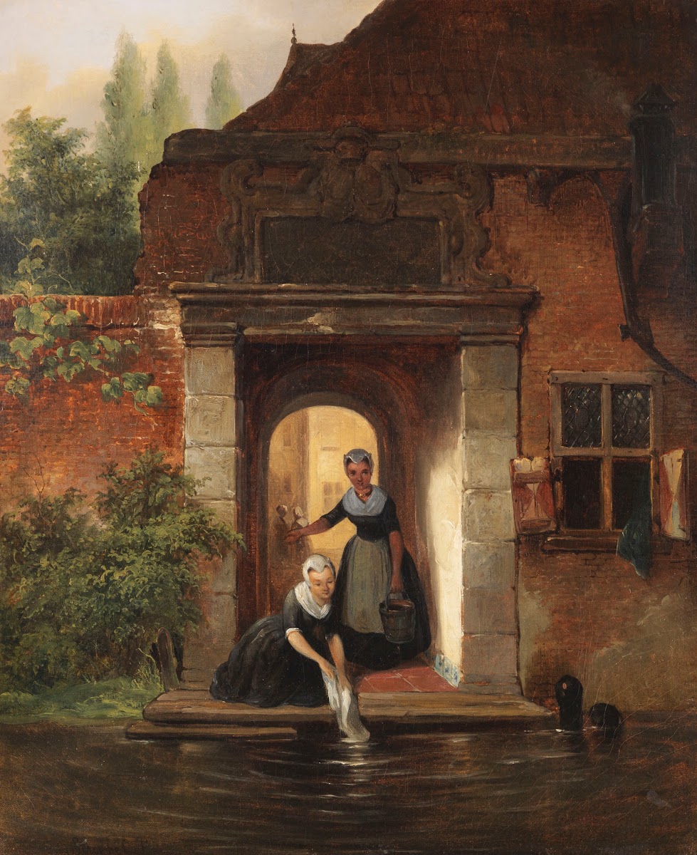 Bei der Wäsche 1860