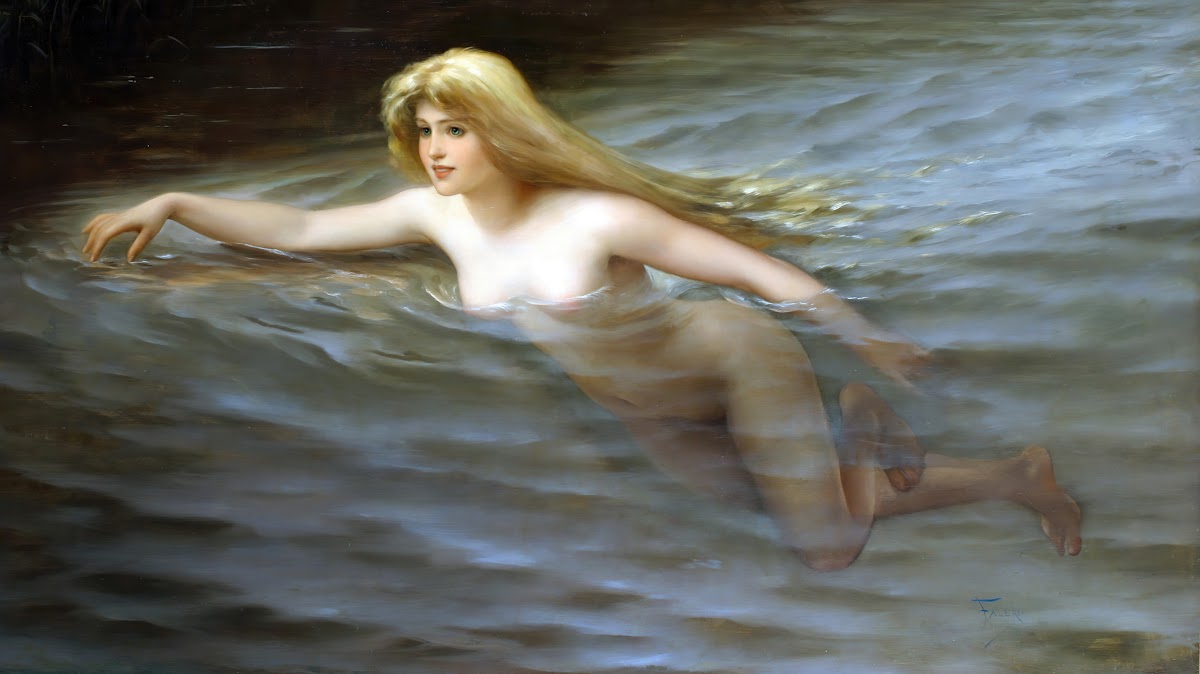 A sea nymph 1892