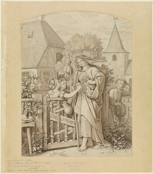 Das Pfarrhaus von Cleversulzbach 1866
