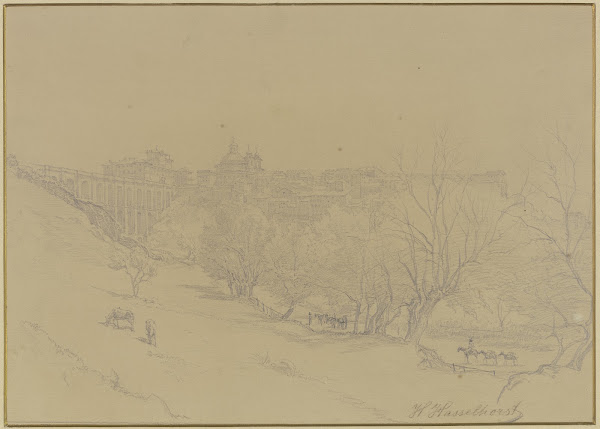 Ponte zwischen Ariccia und Albano mit Palazzo Chigi