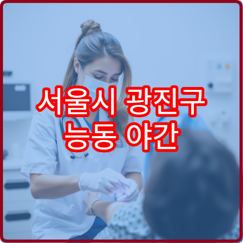 서울시 광진구 능동 야간 내과 병원 안내 밤 문 여는 내과 정보