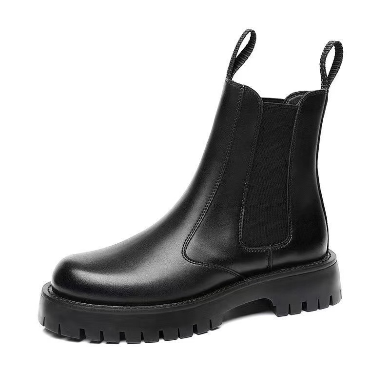 Men's Chelsea boots made of cowhide, breathable