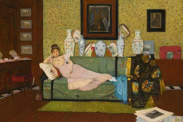 A Reverie In The Artists House 1878