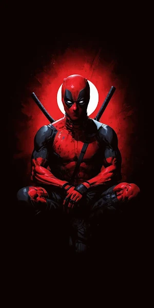Deadpool, Marvel Comics, Superhero, Fan Art Full HD iPhone Wallpaper Background