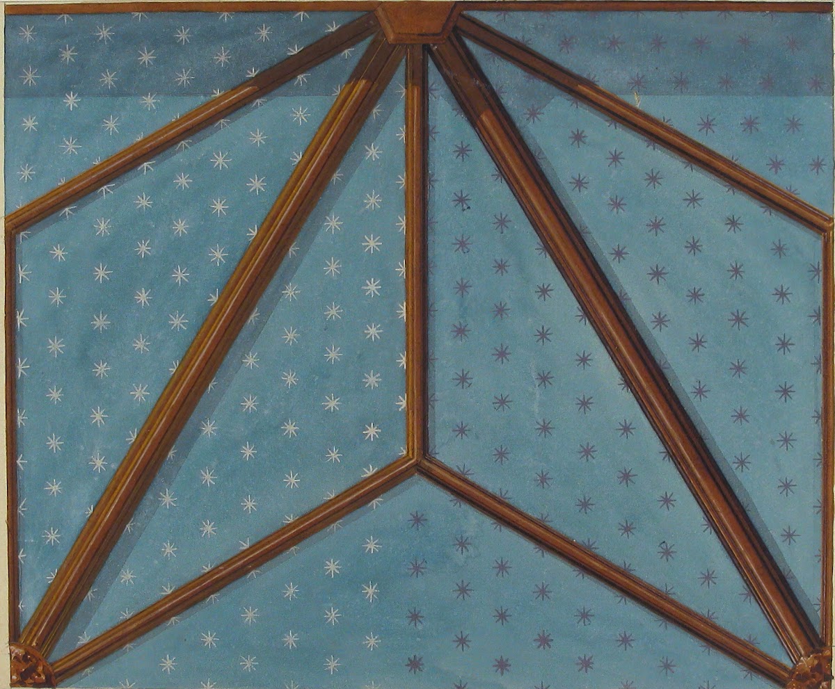Design for the decoration of a ceiling 19th Century
