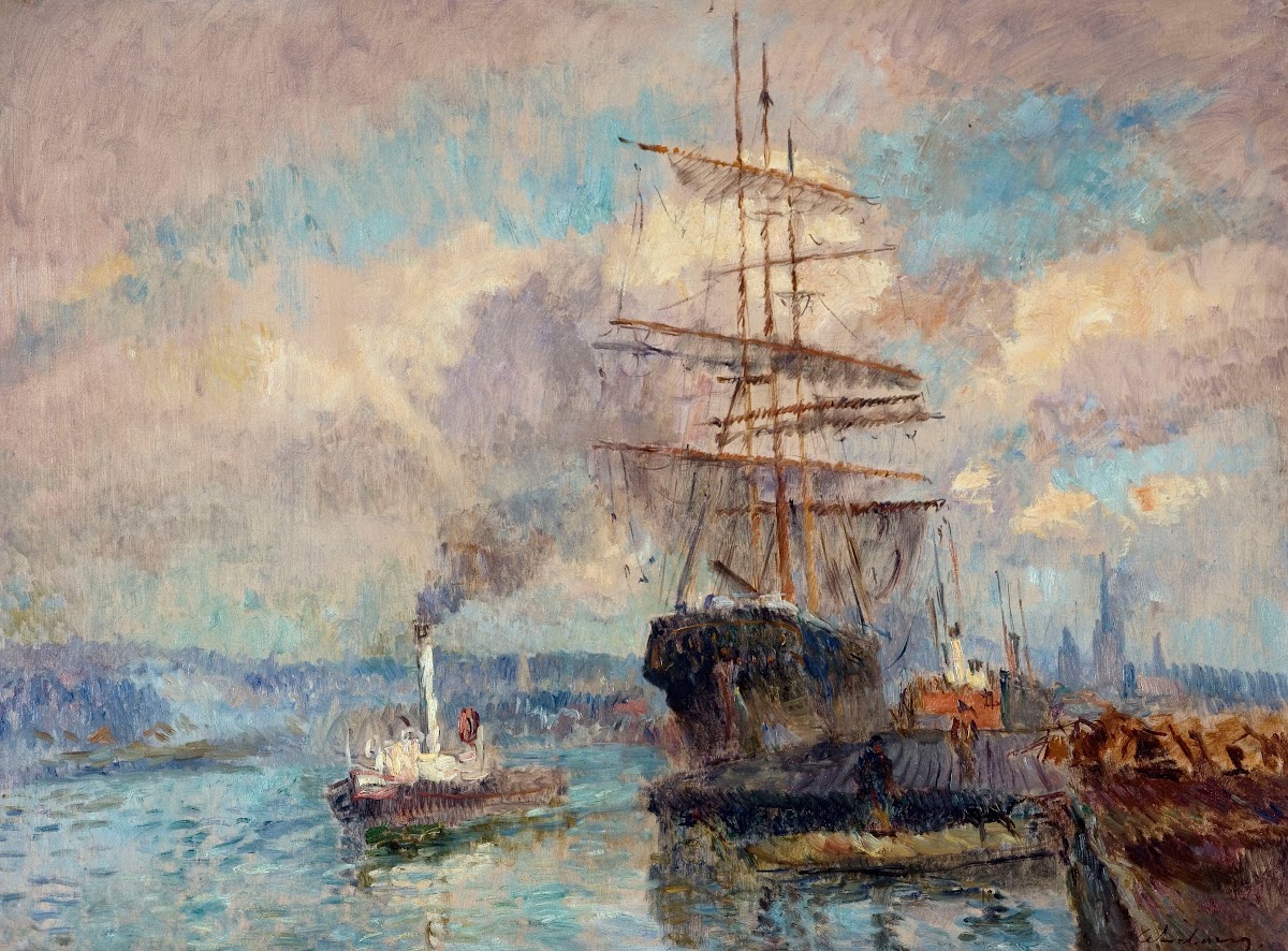 Dans le port de Rouen 1892 1894
