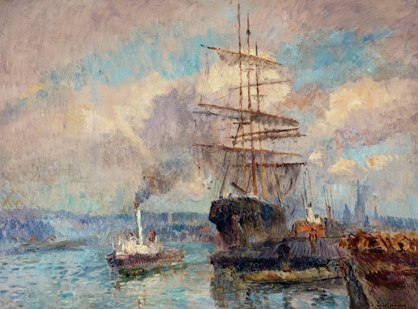 Dans le port de Rouen 1892 1894