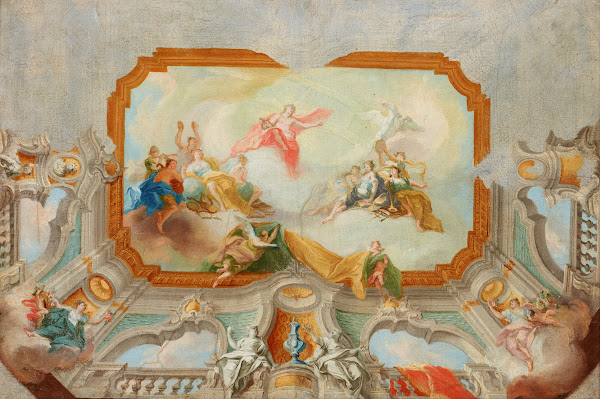 Apollo with the Muses  Project for a Plafond 1726 1732
