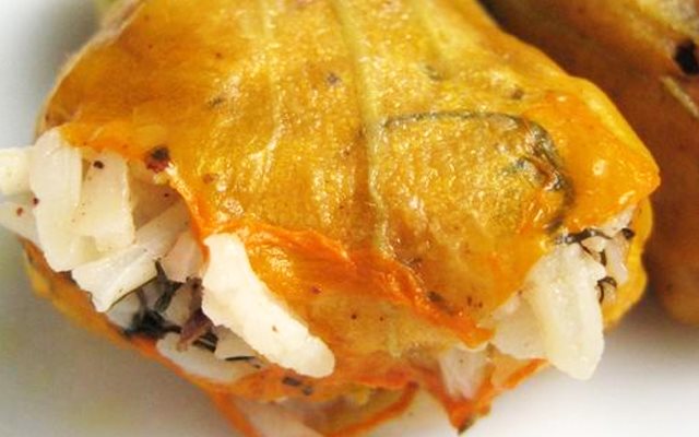 Cơm Rang Nhồi Hoa Bí