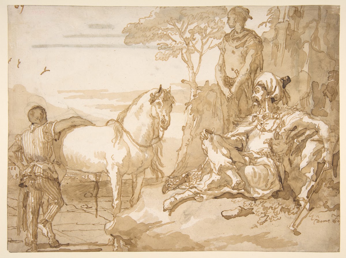 An Oriental Chieftain Resting 17271804