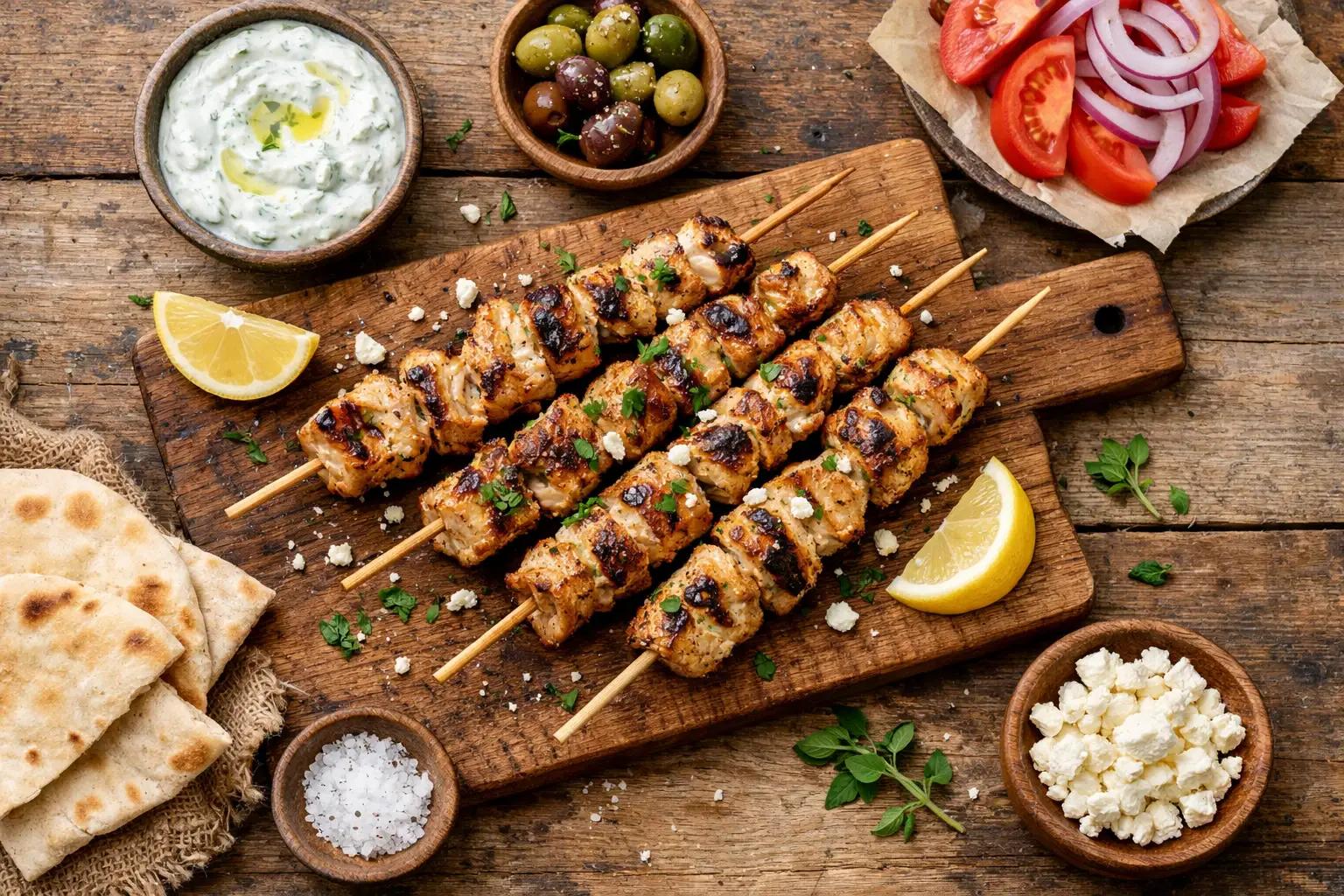 Easy Greek Chicken Souvlaki Recipe