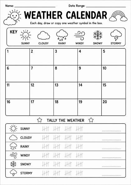 Weather Calendar