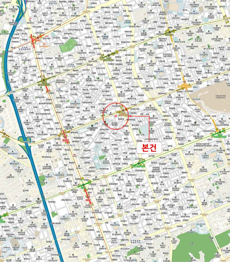 태건강남헤븐리치더써밋761 광역위치도