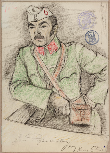 Jan Pryziński cavalry lieutenant kmdt 6 Swedish lancers of the Polish 1915   191