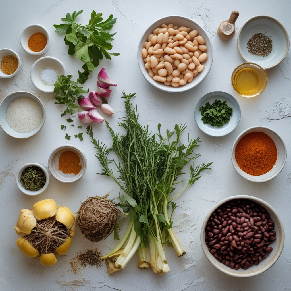 Ingredients for Tuscan Marry Me Butter Beans - Creamy Comfort Food Recipe Easy & Homemade
