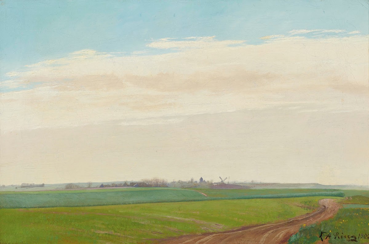 Sommerlandskab Baldersbrønde Summer Landscape Baldersbronde 1900