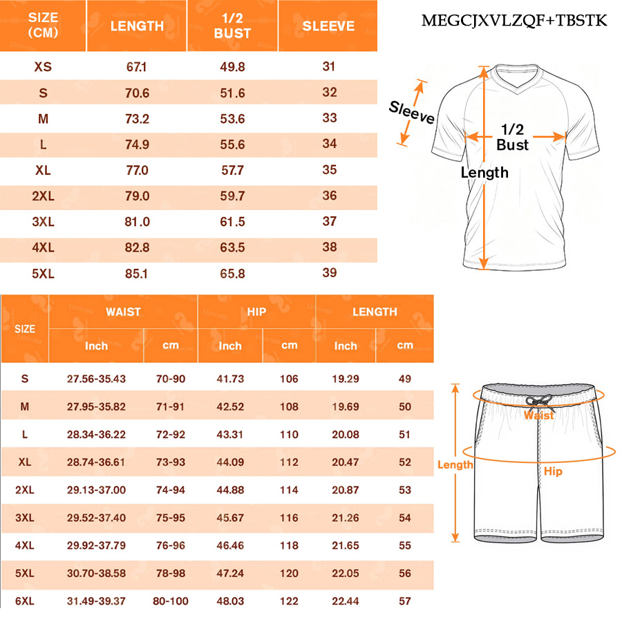 AOP MEG Raglan Sleeve V-Neck Soccer Jersey + Regular Fit Beach Pants - Birdseye Fabric