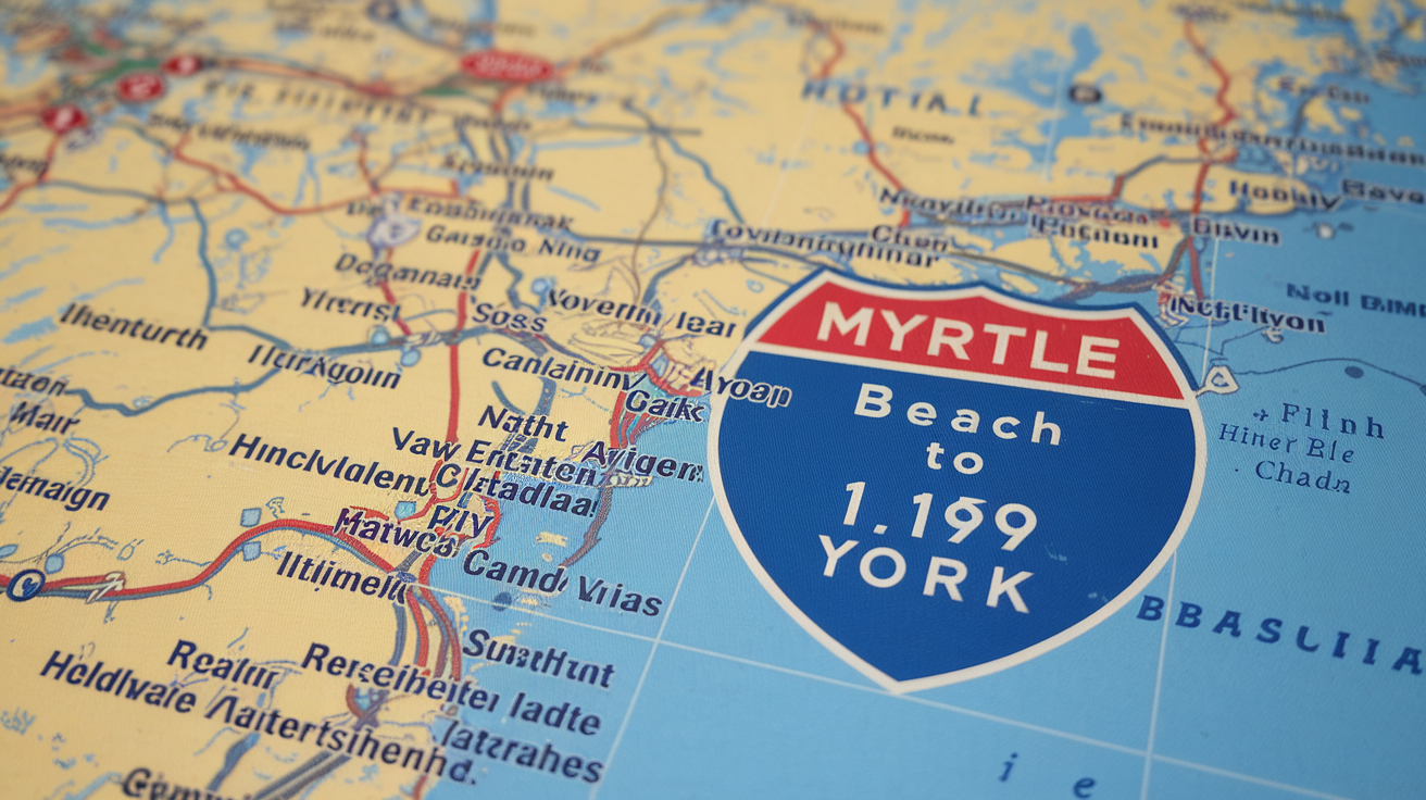 How Far Is Myrtle Beach from New York by Car?