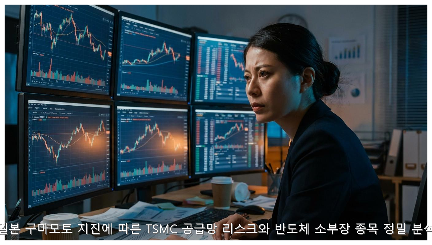 일본 구마모토 지진에 따른 TSMC 공급망 리스크와 반도체 소부장 종목 정밀 분석 핵심 안내 및 분석 인포그래픽 (8)