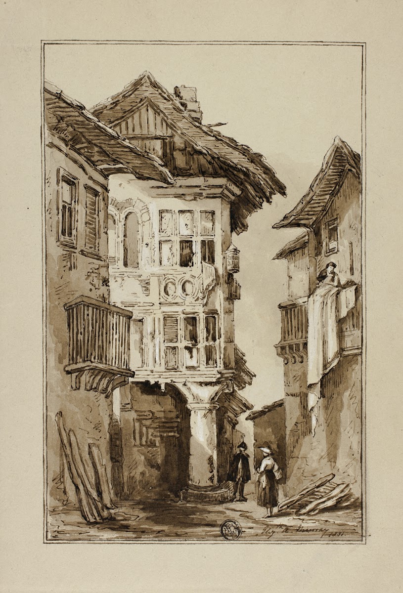 Rustic Street Scene 1831