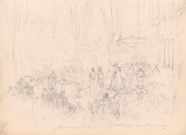 The Coronation of William II in the Nieuwe Kerk in Amsterdam on 28 November 1840