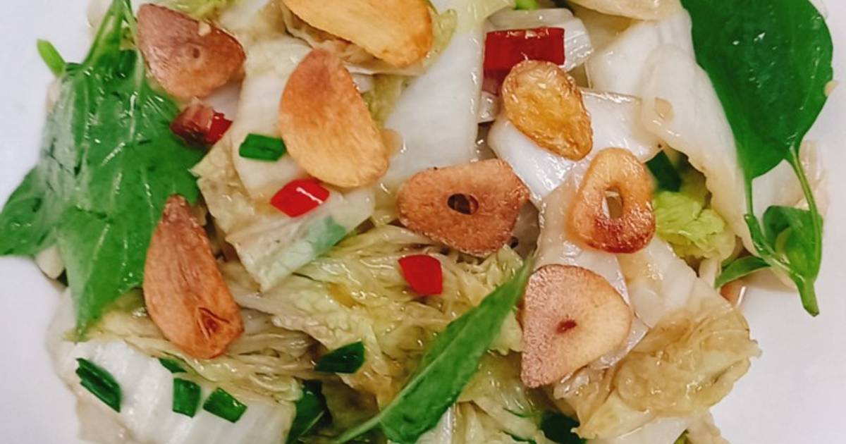 Cải thảo trộn dầu hào