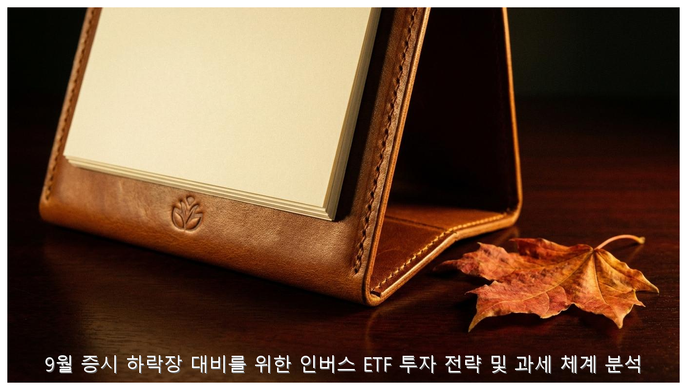 9월 증시 하락장 대비를 위한 인버스 ETF 투자 전략 및 과세 체계 분석 핵심 안내 및 분석 인포그래픽 (2)