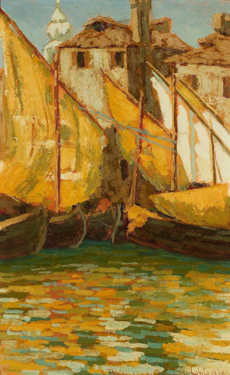 Sails in the sunshine  Chioggia 1921