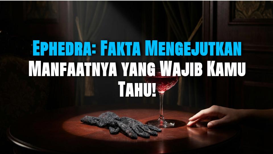 Ephedra: Fakta Mengejutkan Manfaatnya yang Wajib Kamu Tahu!