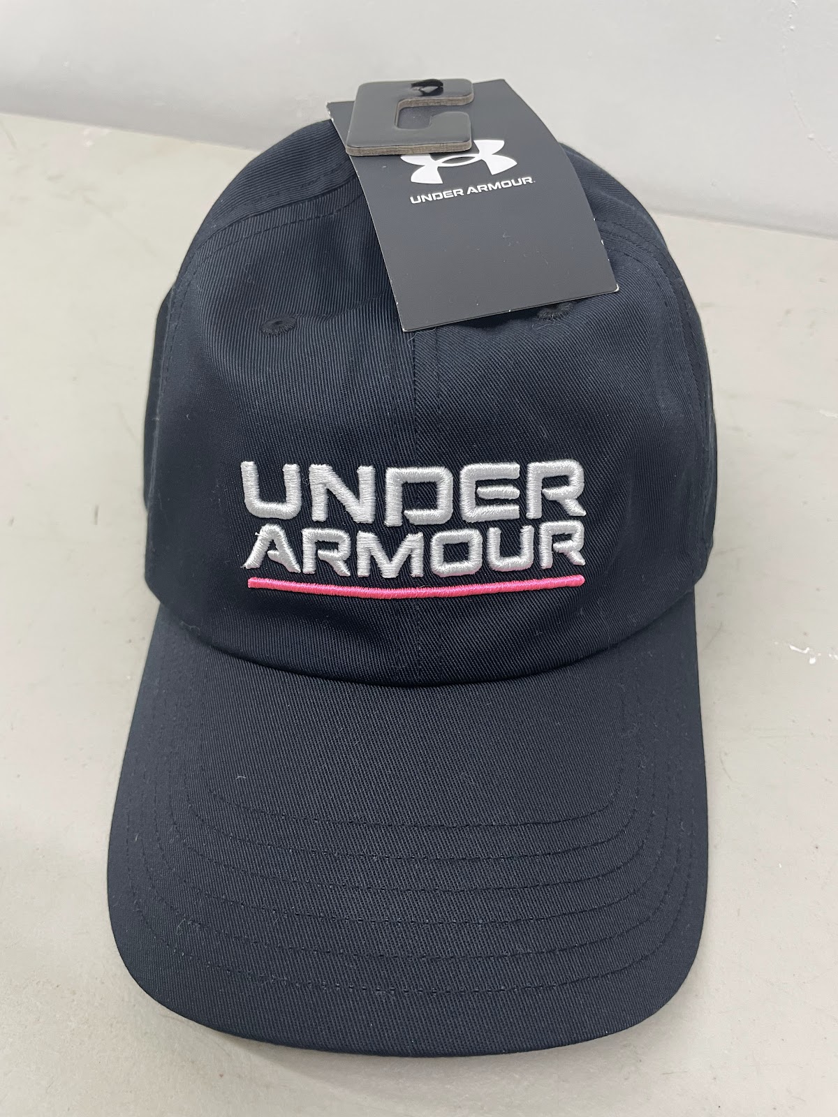 UA Hat Text Black #2166