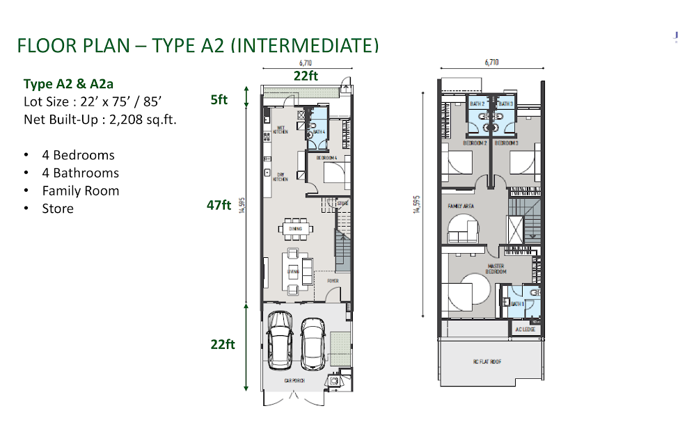 Jardin Residences 2 (Precinct 6A1) floor plan