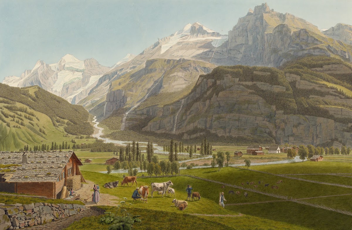 Kandersteg und das Kandertal von Norden