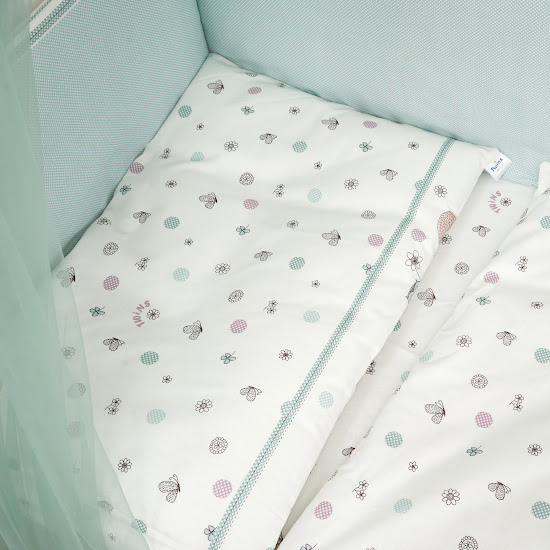 Постельный комплект 8 эл Twins Sweet Forest mint