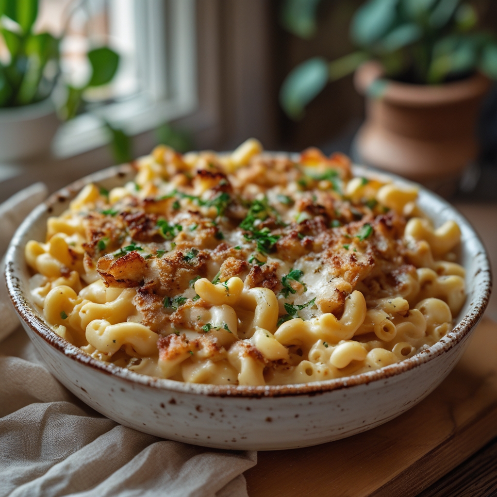 High-Protein Creamy Philly Cheesesteak Mac & Cheese Bliss – Easy Comfort Meal
