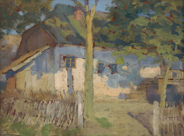 In front of the house 19101915