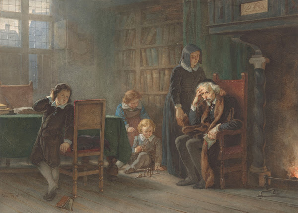 Vondel in zijn laatste levensjaren 1869