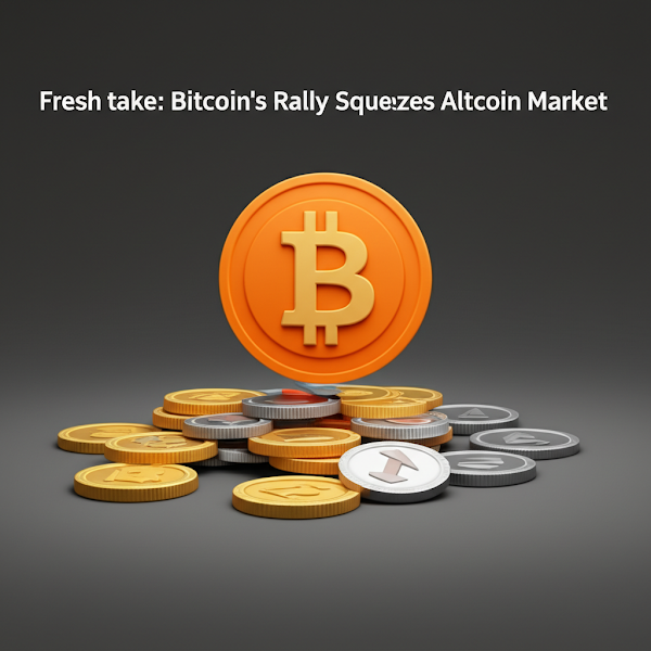Fresh take: Bitcoin's Rally Squeezes Altcoin Market