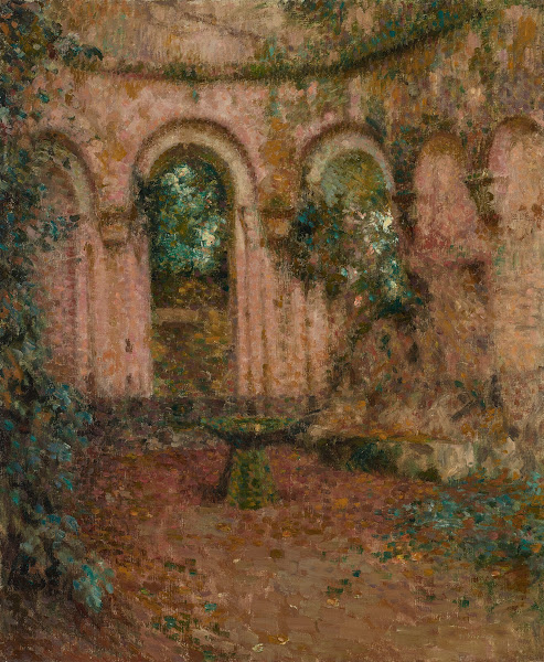 La chapelle rose Montreuil Bellay 1905