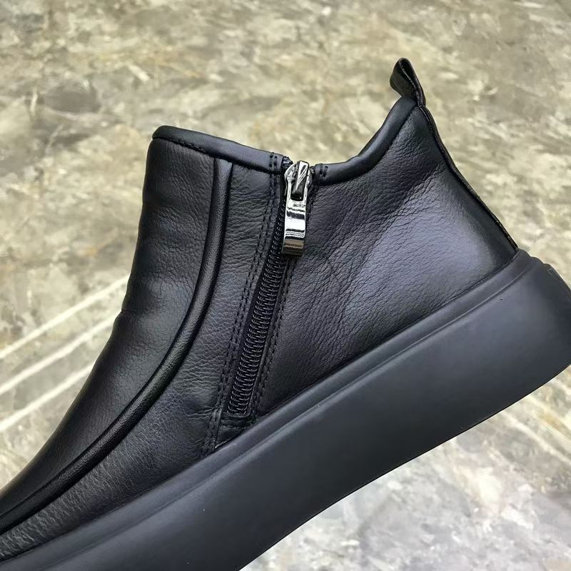 Lined Men's Chelsea Boots, Leather