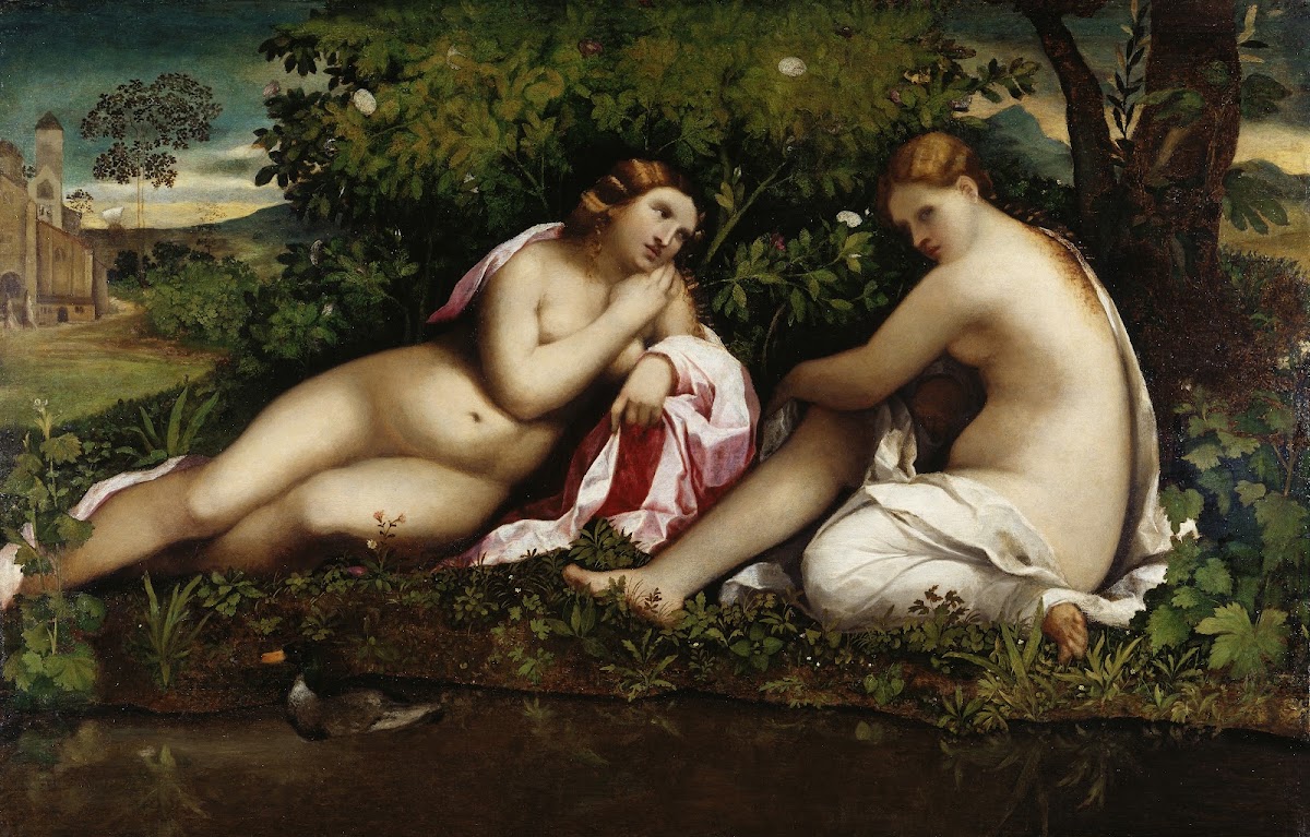 Two Nymphs at Rest 1520  1530