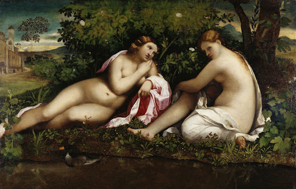 Two Nymphs at Rest 1520  1530