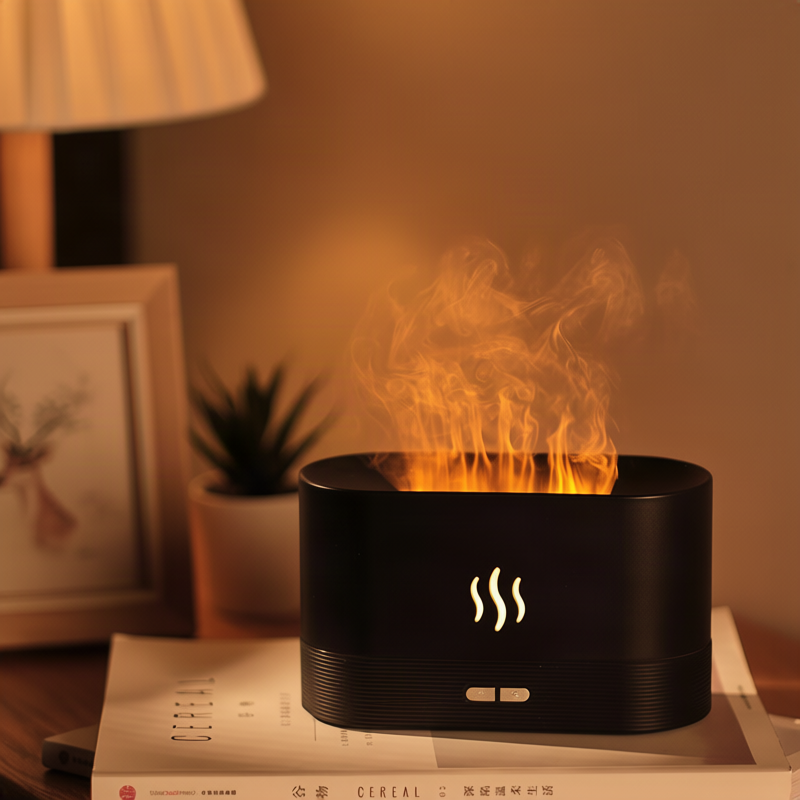 Ultraschall-Aroma-Diffuser mit Flammeneffekt