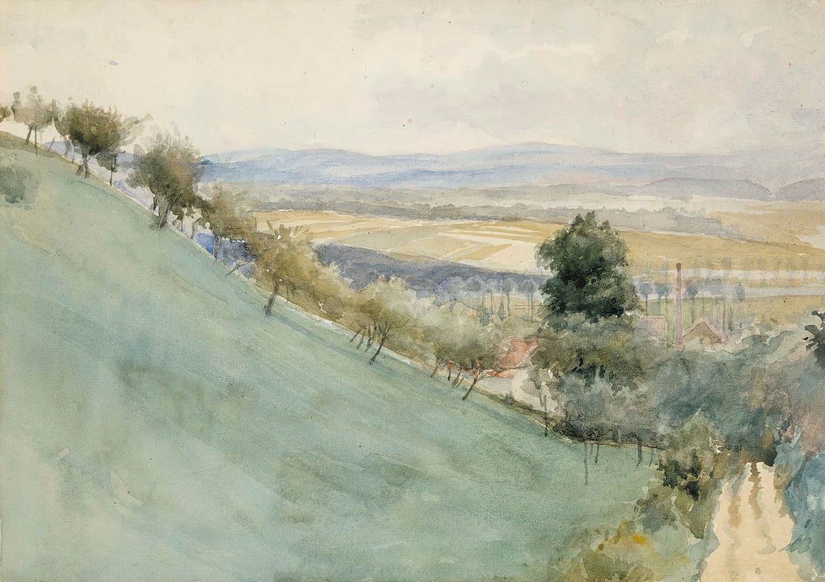 Mäenrinne Montbéliardista 1888