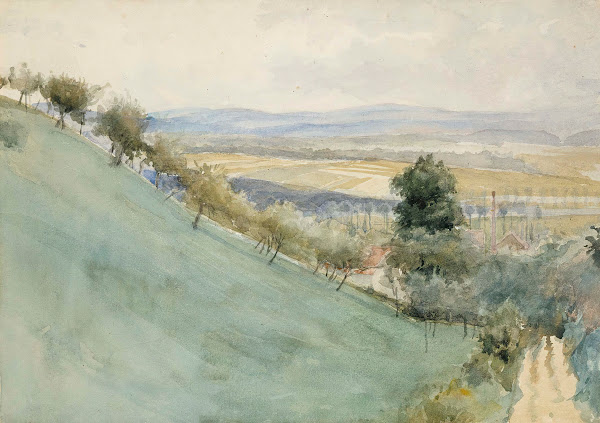 Mäenrinne Montbéliardista 1888